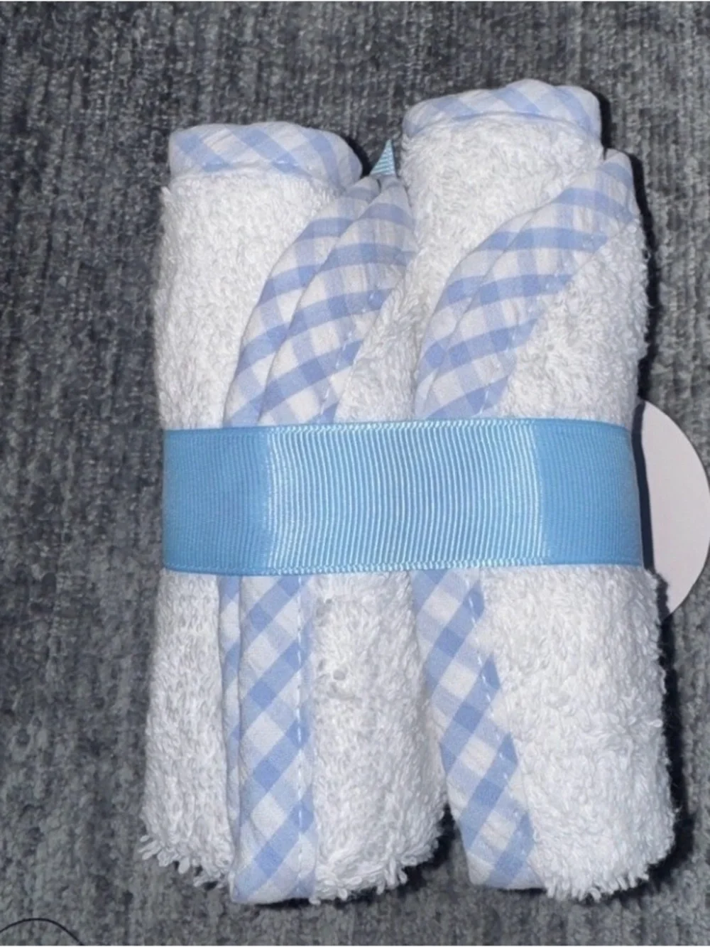 3 MARTHAS SEERSUCKER WASHCLOTHS